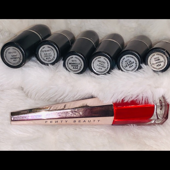 SUPER DEAL! SIX MAC FULL SIZE LIPPIES & Free FENTY - Picture 4 of 6